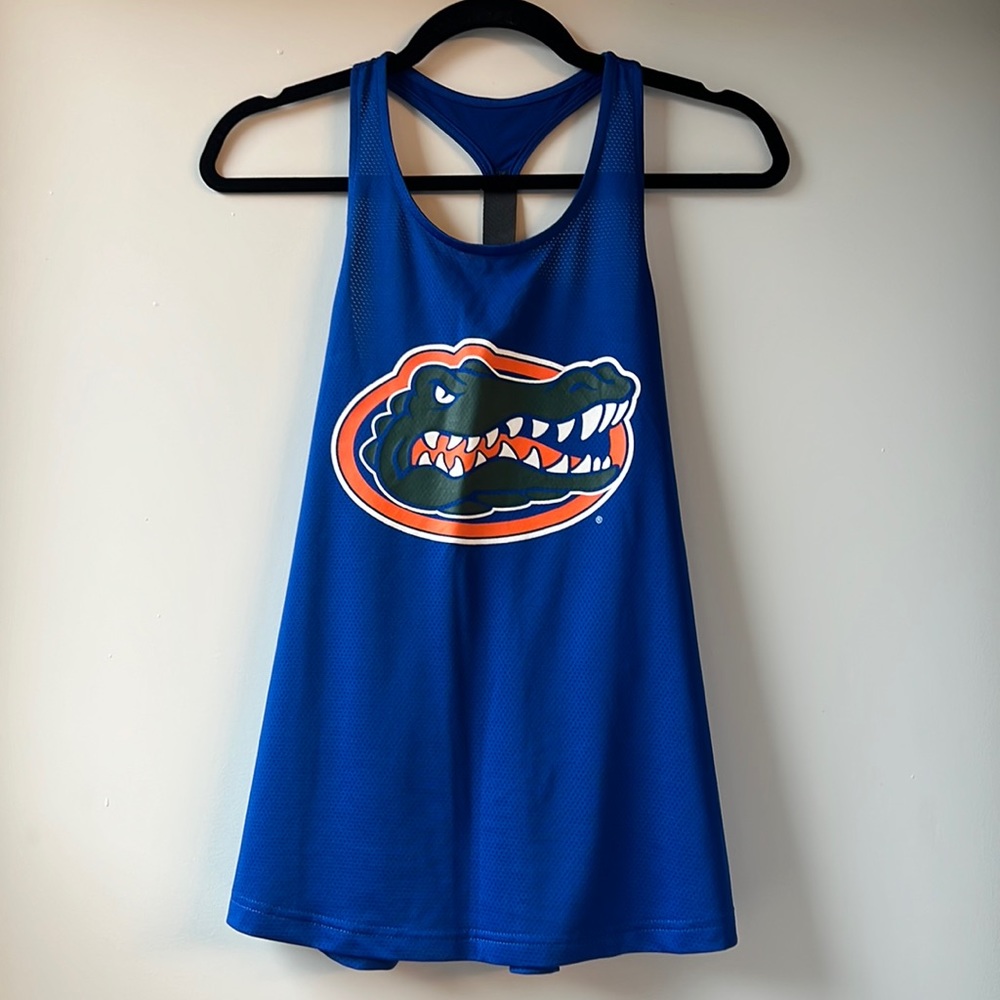Florida Gators Mesh Racerback Tank Top Blue